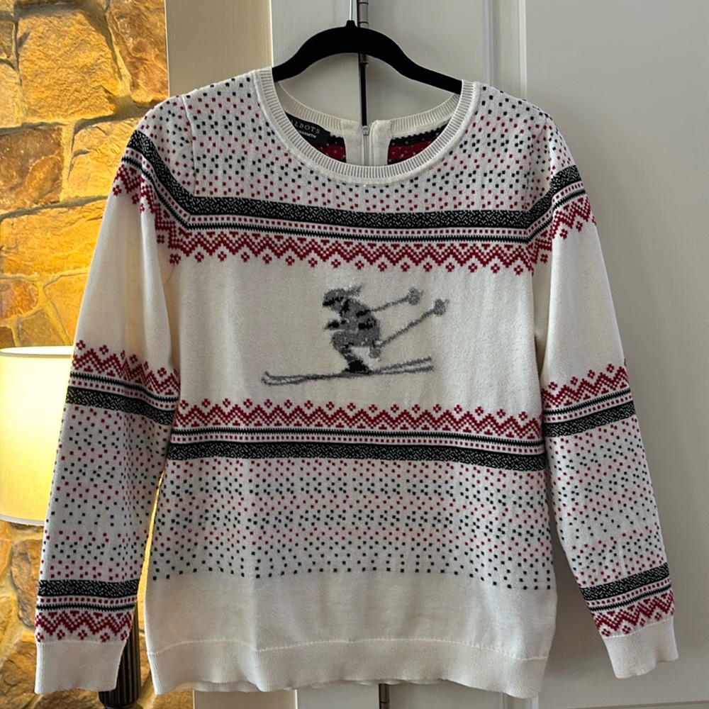 ⛷️Talbots Thermawarmth Skier Sweater M Very Good Used Condition ⛷️